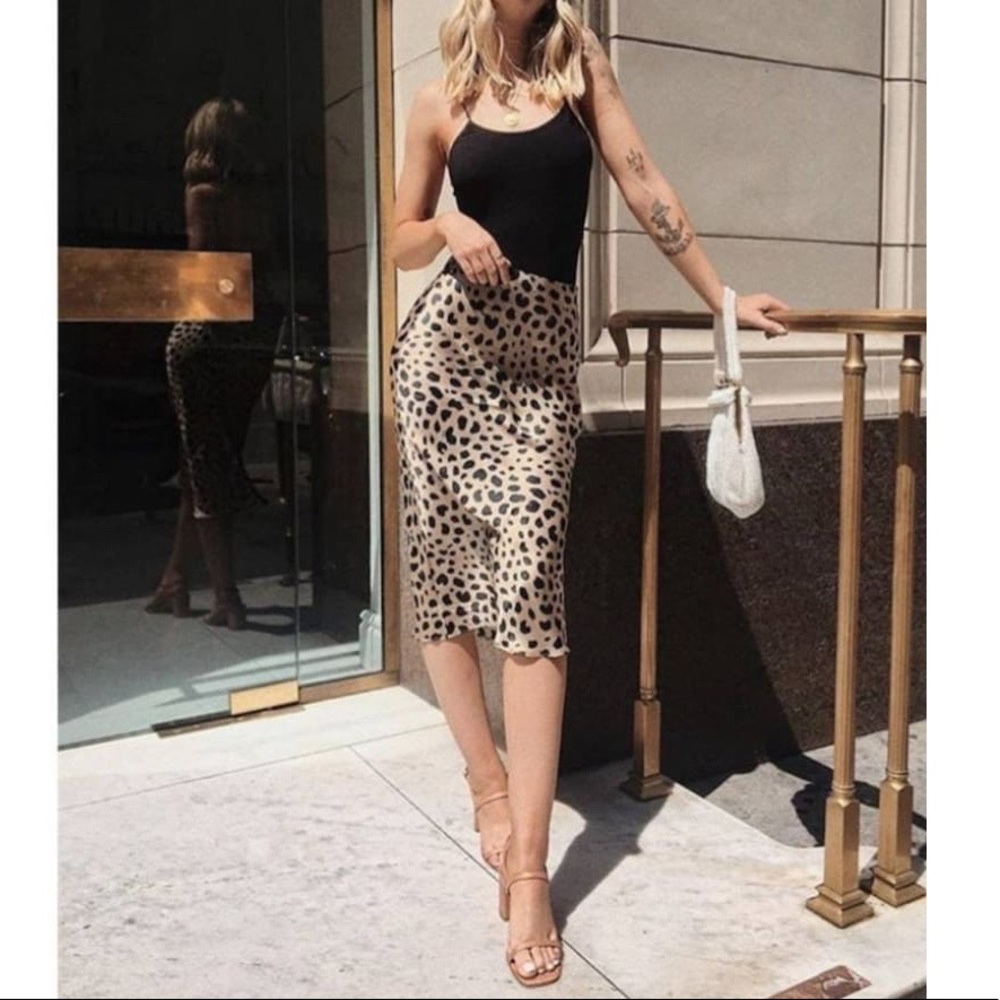Realization Par Look Leopard Skirt by Aqua
